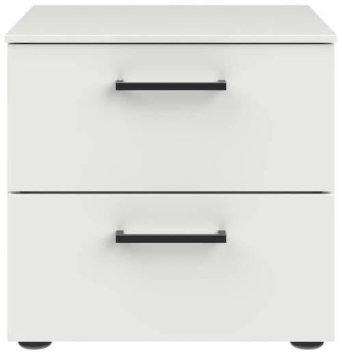 NACHTSCHRANK 42/41/41 cm  - Schwarz/Weiß, Design, Holzwerkstoff/Kunststoff (42/41/41cm) - Novel