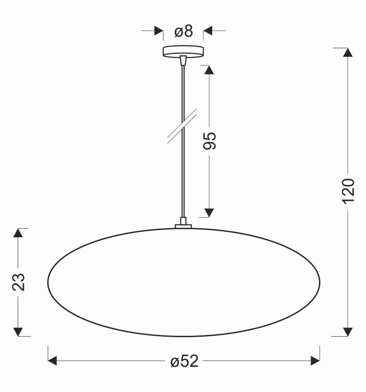 PENDELLEUCHTE 52/52/120 cm  - Schwarz/Mokka, KONVENTIONELL, Kunststoff/Metall (52/52/120cm)