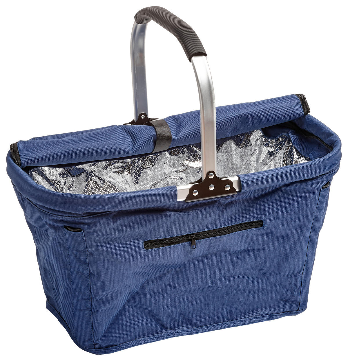 EINKAUFSKORB 30 L  - Dunkelblau, Basics, Kunststoff/Metall (50/27/27cm) - Boxxx