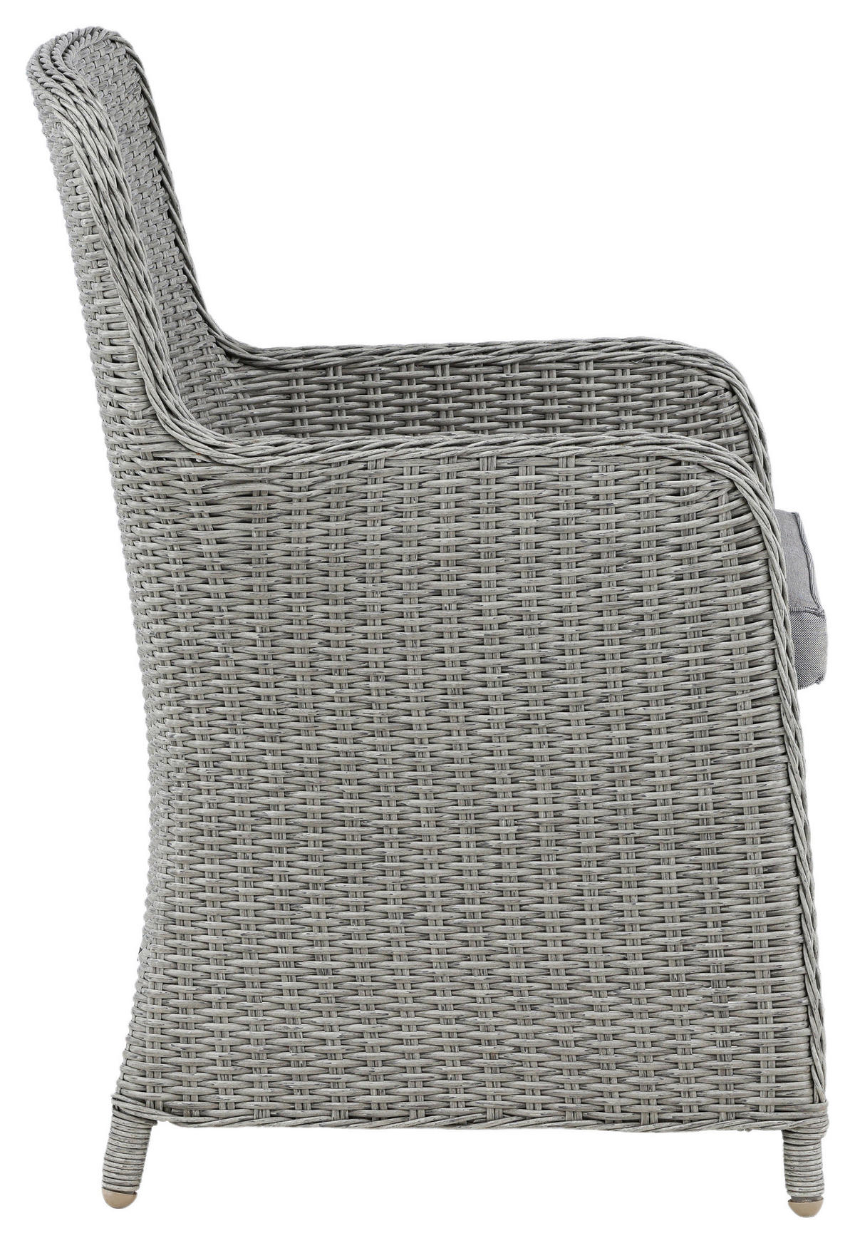 GARTENSTUHL-SET Stahl Grau  - Grau, KONVENTIONELL, Kunststoff/Textil (62/94,5/65cm) - Gardenson