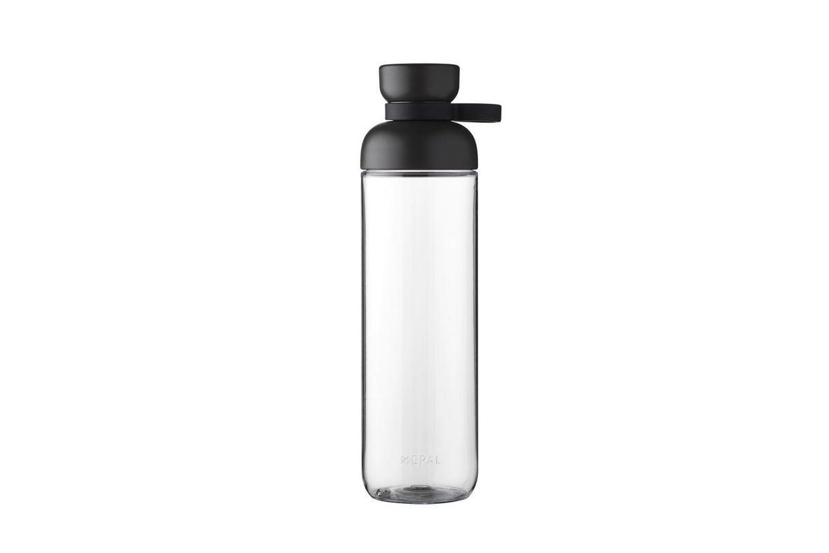 UNIVERZÁLNA FĽAŠA 0,9 l - čierna, Konventionell, plast (9/7,5/27,5cm) - Mepal