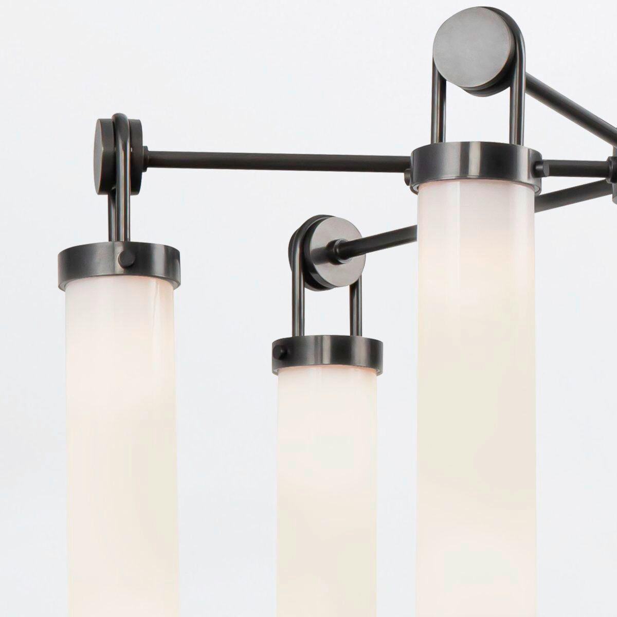 KRONLEUCHTER 75,2/81,7 cm   - Bronzefarben, KONVENTIONELL, Glas/Metall (75,2/81,7cm) - Elstead Lighting