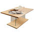 COUCHTISCH in Holz, Glas, Holzwerkstoff 120/70/44 cm - Eichefarben/Nickelfarben, KONVENTIONELL, Glas/Holz (120/70/44cm) - Voleo COUCHTISCH in Holz, Glas, Holzwerkstoff 120/70/44 cm - Eichefarben/Nickelfarben, KONVENTIONELL, Glas/Holz (120/70/44cm) - Voleo