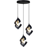 HÄNGELEUCHTE 41/120 cm   - Goldfarben/Schwarz, Design, Metall (41/120cm) - Collet's Monde