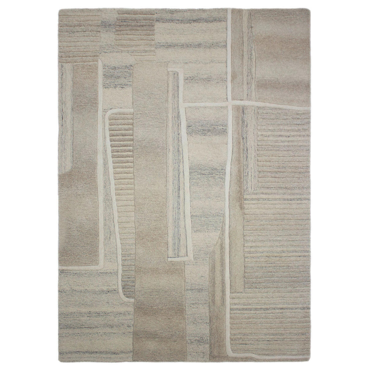 WOLLTEPPICH 140/200 cm Naturfarben  - Naturfarben, Basics, Textil (140/200cm)