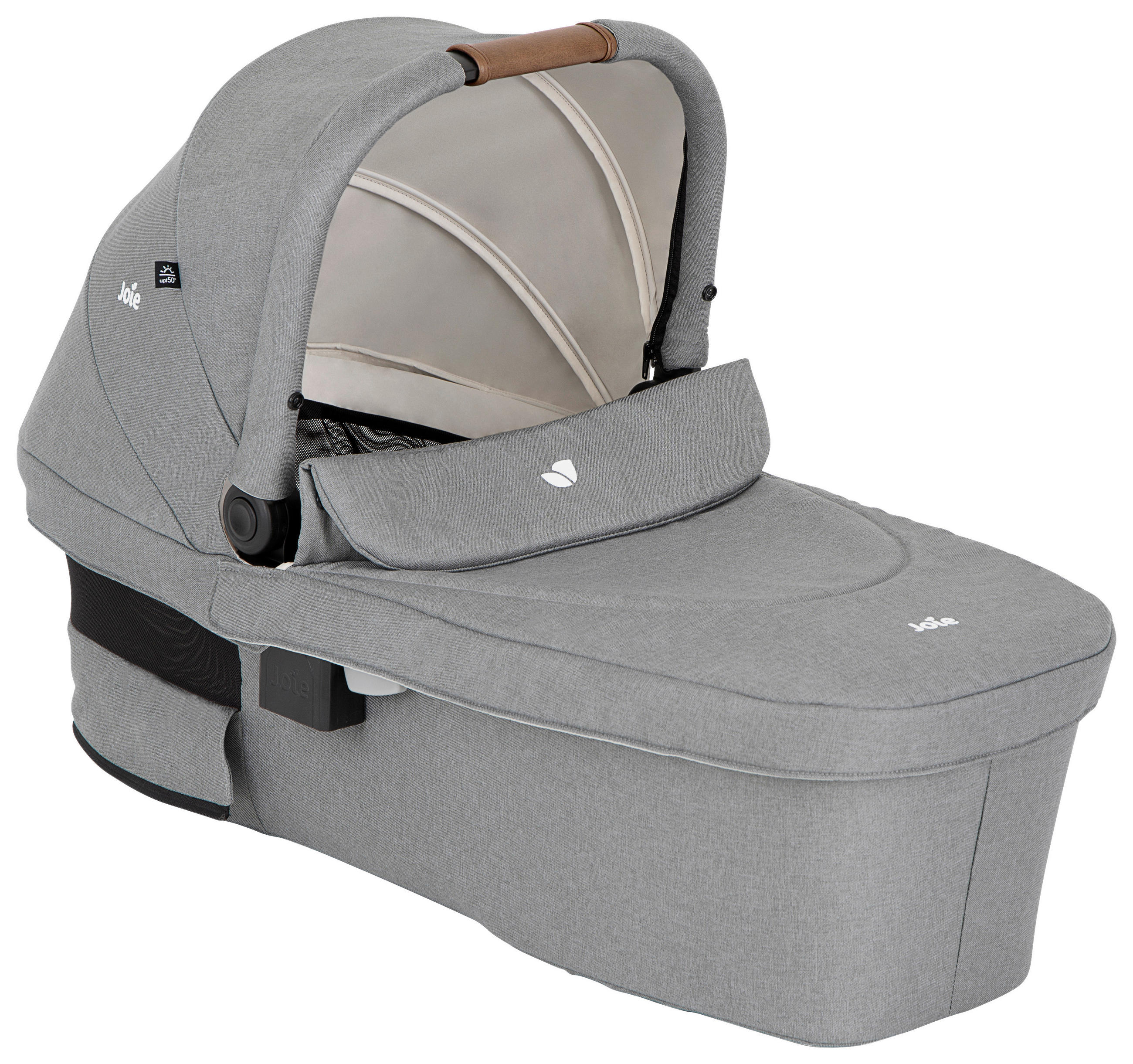LIEGEWANNE Ramble XL  - Hellgrau/Weiß, Basics, Kunststoff/Textil (88/42/58,5cm) - Joie