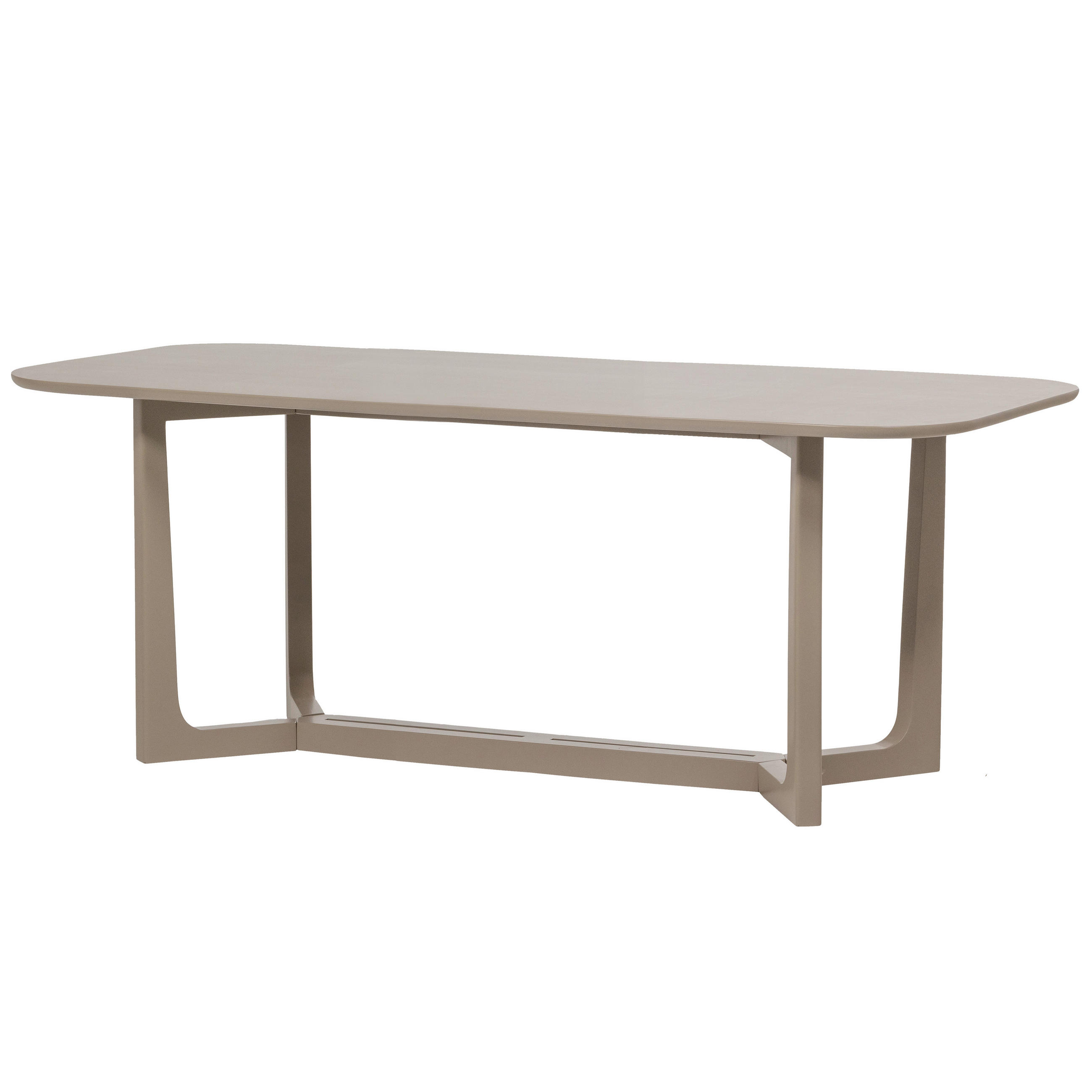 ESSTISCH Mangoholz massiv rechteckig Schlammfarben  - Schlammfarben, MODERN, Holz (180/90/76cm) - Livetastic