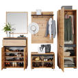 GARDEROBE  in 220/195/38 cm  - Anthrazit/Eiche Artisan, MODERN, Holzwerkstoff (220/195/38cm) - Xora