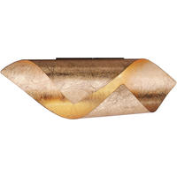 APLICĂ DE PERETE CU LED - auriu, Konventionell, metal (31/10/10cm)