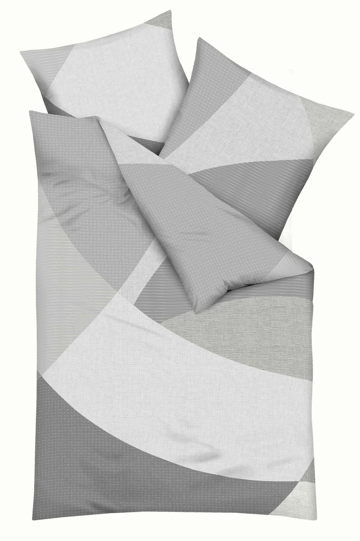 POSTELJINA 140/200 cm  VISTA  - siva/prirodne boje, Konvencionalno, tekstil (140/200cm) - Kaeppel