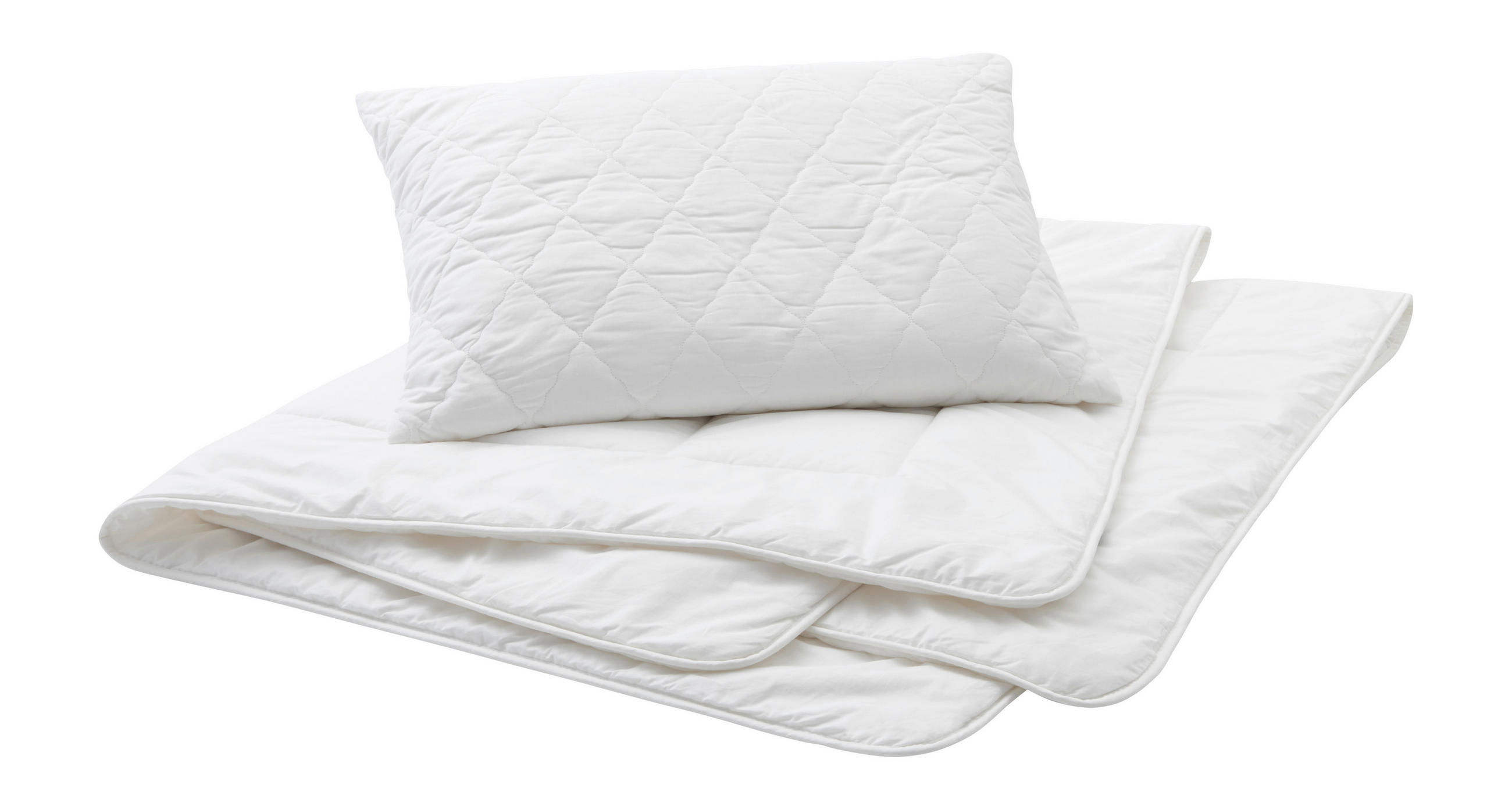 GANZJAHRESDUVET 160/210 cm BAMBOO  - Weiss, Basics, Textil (160/210cm) - Billerbeck