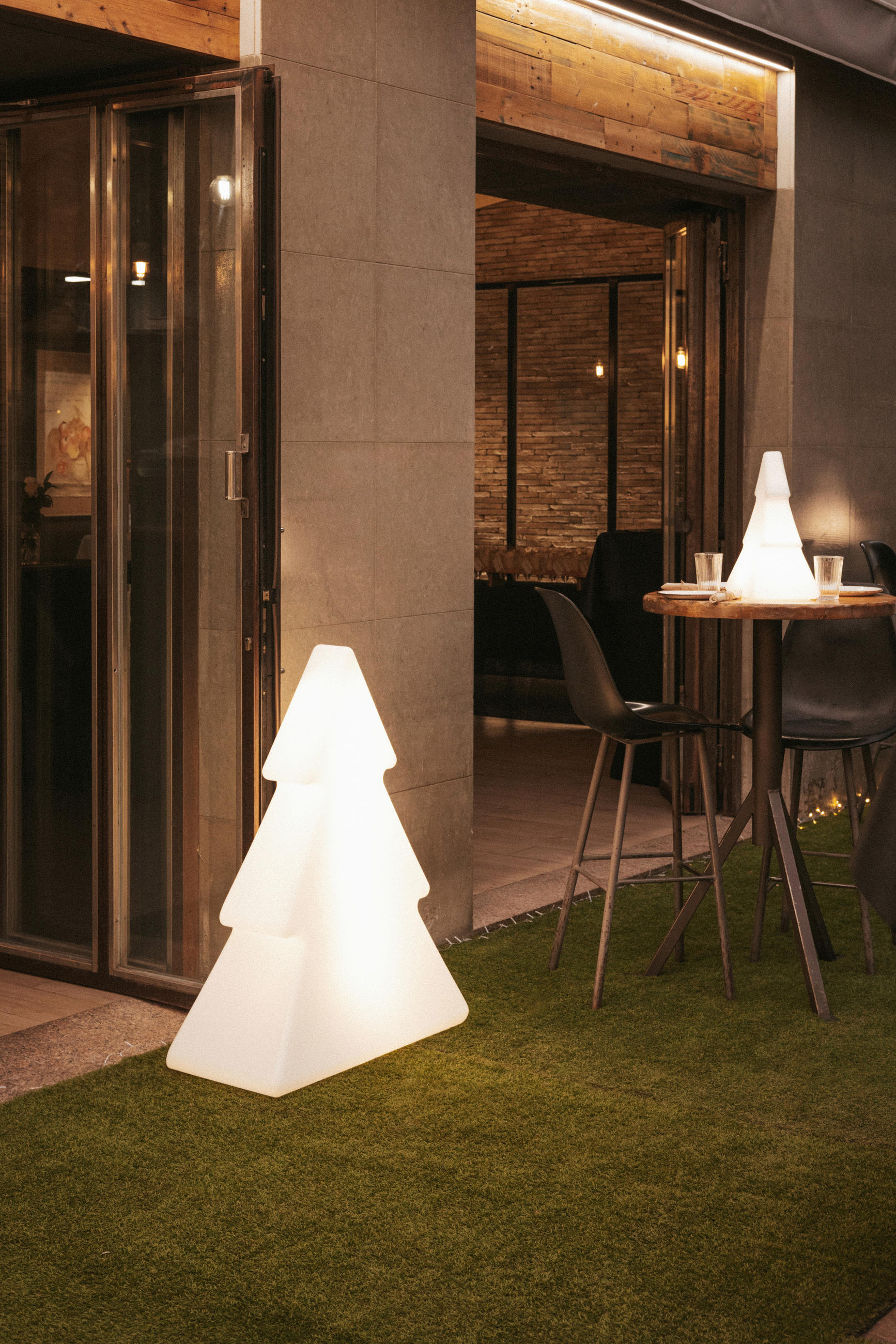 Thumbnail - Newgarden Led-Dekoleuchte Pinus, Transparent, Kunststoff, 78.5x35x100 cm, RoHS, Dekoration, Weihnachtsdekoration, Weihna...