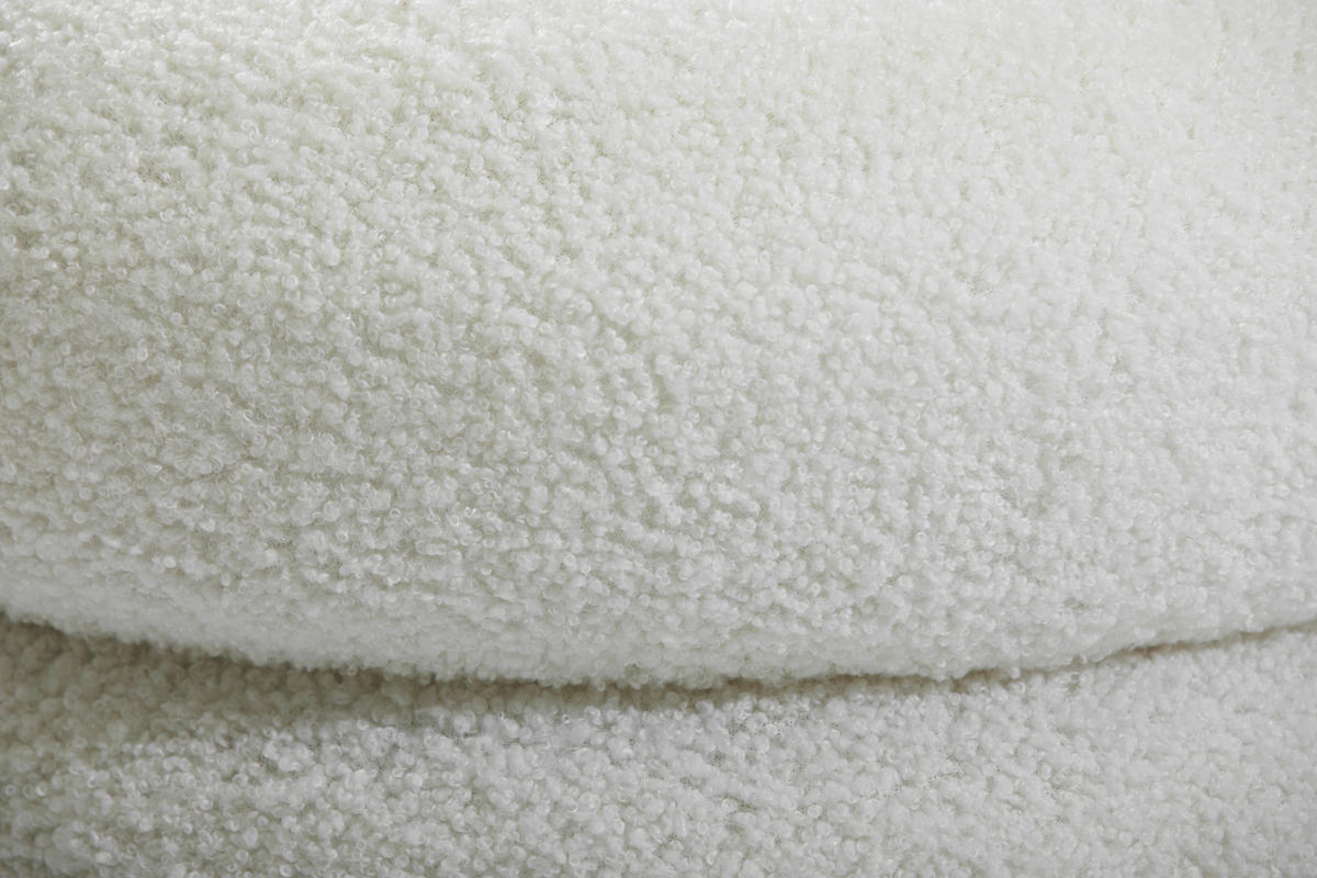 TABURET, textil, 41/42/41 cm - bílá/světle šedá, Trend, textil (41/42/41cm) - Xora