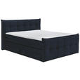 BOXSPRINGBETT 180/200 cm  in Schwarz  - Schwarz, Basics, Holzwerkstoff/Kunststoff (180/200cm) - Esposa