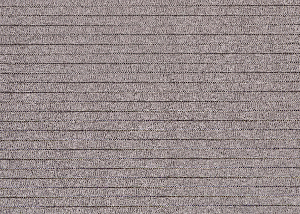 ECKSOFA Ottomane links, Eckteil  Taupe Feincord  - Taupe/Schwarz, Design, Holz/Textil (215/288cm) - Pure Home Lifestyle