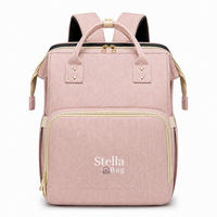 WICKELRUCKSACK Stella Bag Basic  - Altrosa, Basics, Textil (30/40/21cm)