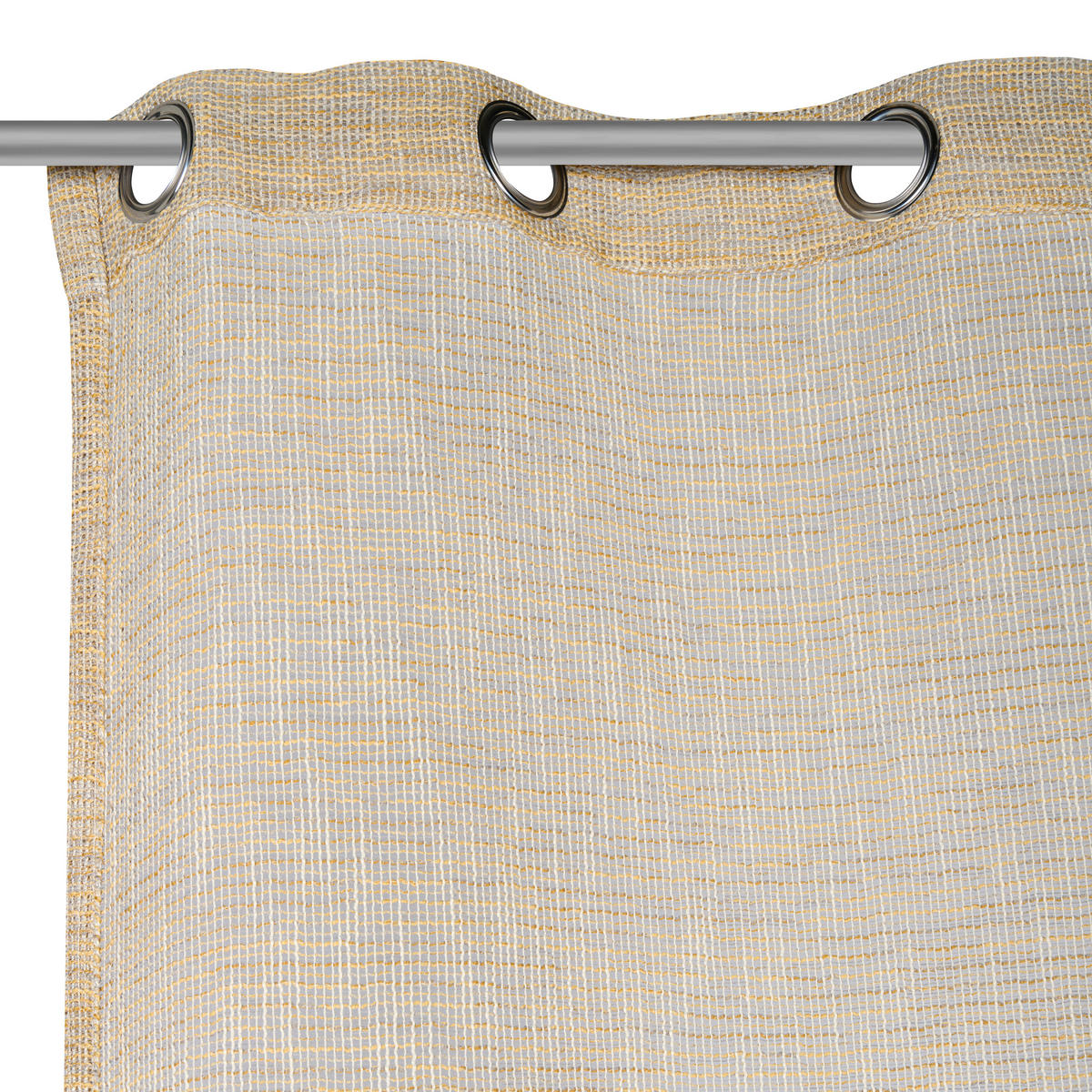 ÖSENSCHAL LENNY transparent 140/245 cm   - Gelb/Multicolor, Trend, Textil (140/245cm) - Esposa