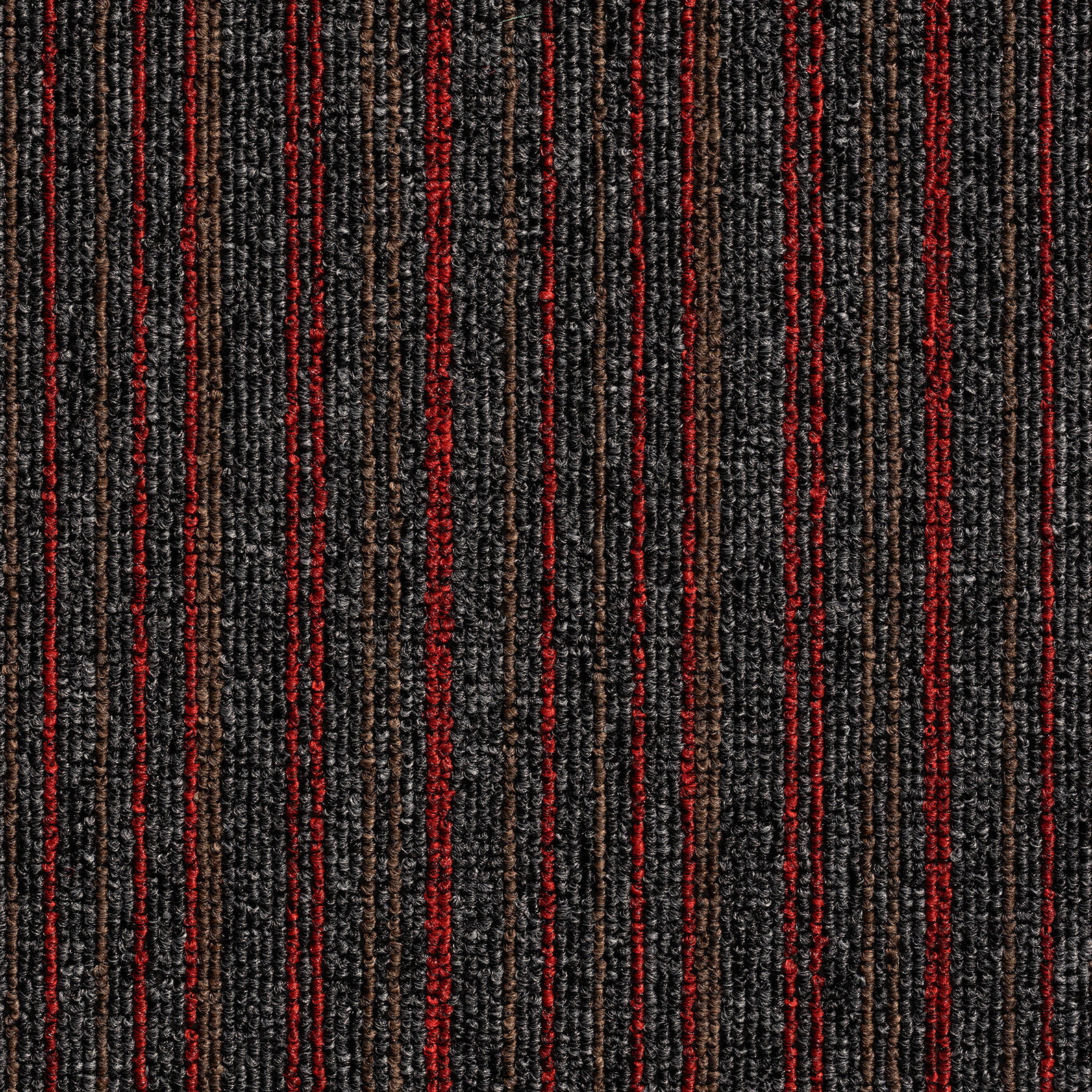 TEPPICHFLIESE - Rot/Grau, Basics, Textil (50/50cm)