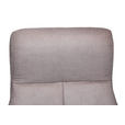 CHEFSESSEL Webstoff Grau, Alufarben  - Alufarben/Grau, Design, Textil/Metall (78/115-122/81cm) - Novel
