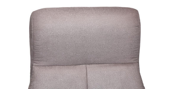 CHEFSESSEL Webstoff Grau, Alufarben  - Alufarben/Grau, Design, Textil/Metall (78/115-122/81cm) - Novel