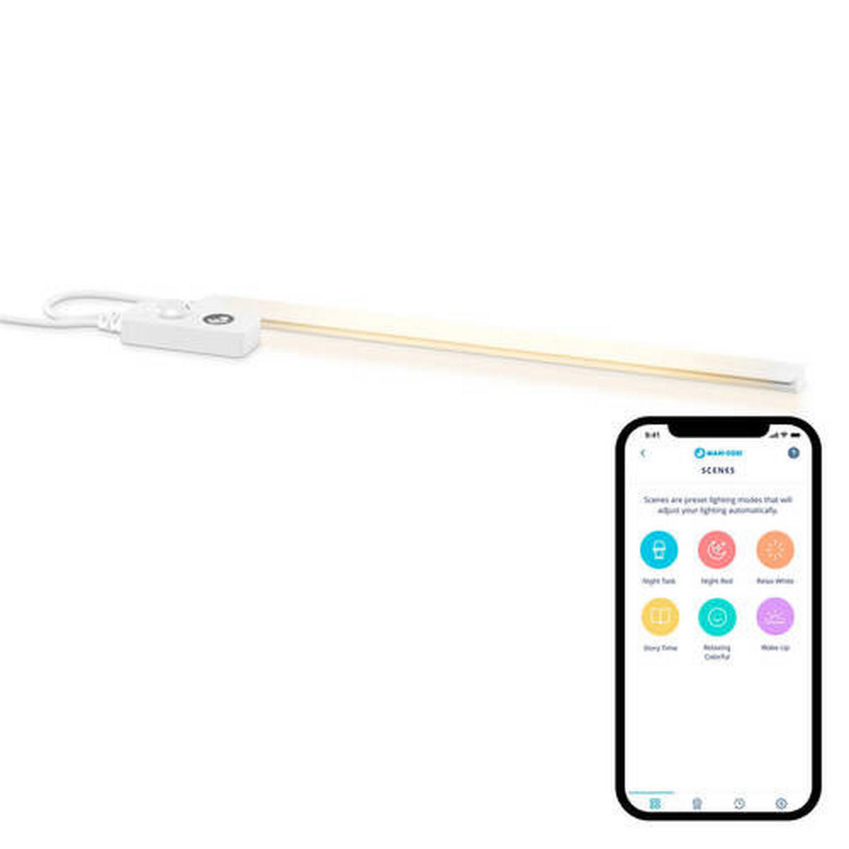 NATTLAMPA FÖR BARN Connected Home Crib Light  - vit, Trend, plast (2,4/31,2cm) - Maxi-Cosi