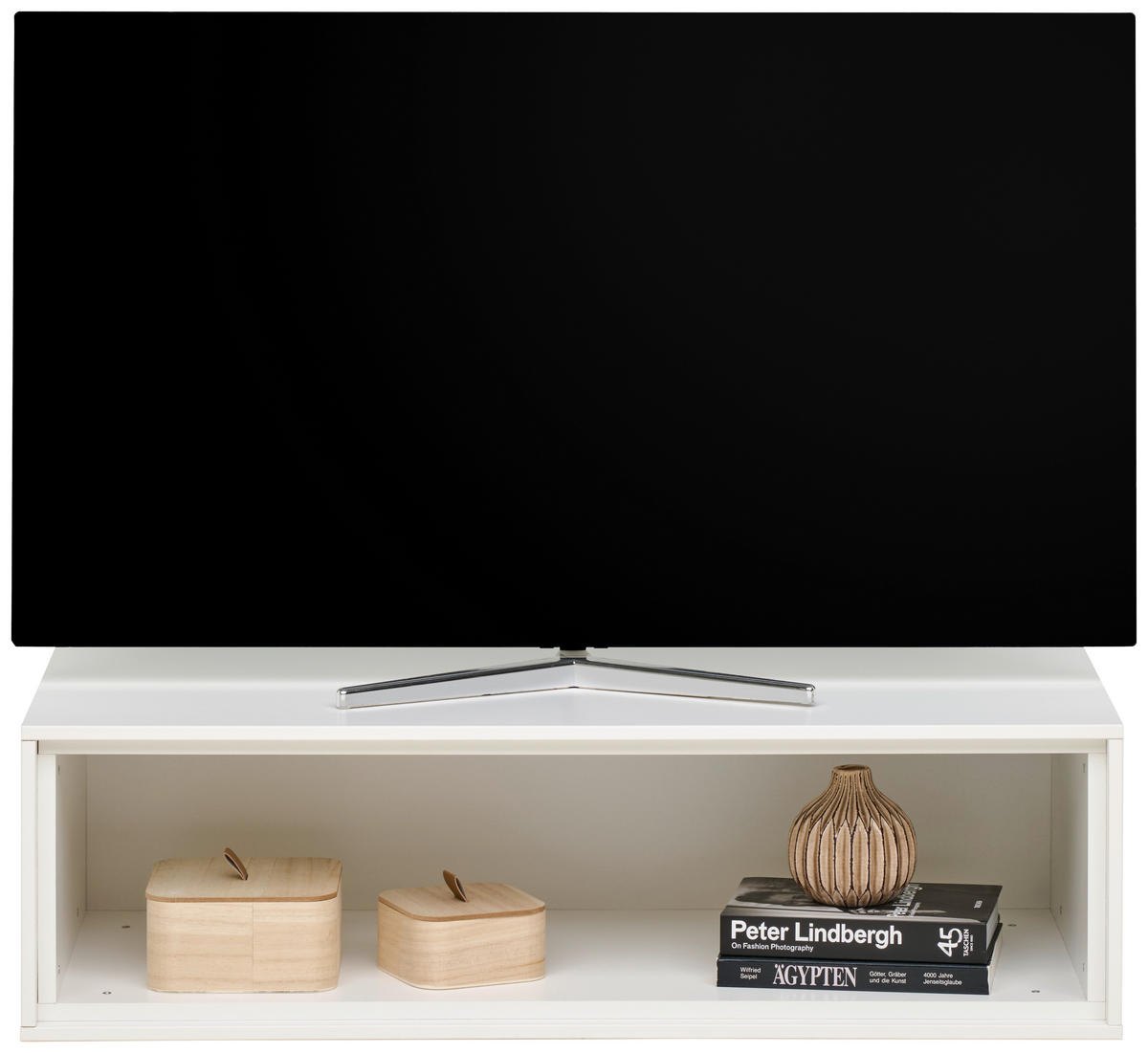 TV-ELEMENT 90,9/26/40 cm Weiß  90,9/26/40 cm  - Weiß, Design, Holzwerkstoff (90,9/26/40cm) - home24