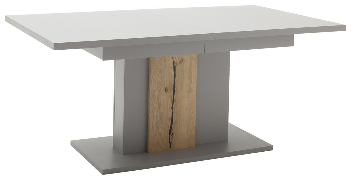 ESSTISCH in Holzwerkstoff 180-280/100/78 cm  - Eichefarben/Grau, Design, Holzwerkstoff (180-280/100/78cm) - MID.YOU