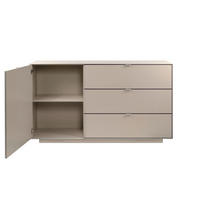 SIDEBOARD  in 160/90/37,5 cm  - Sandfarben, Design, Holzwerkstoff/Kunststoff (160/90/37,5cm) - MID.YOU