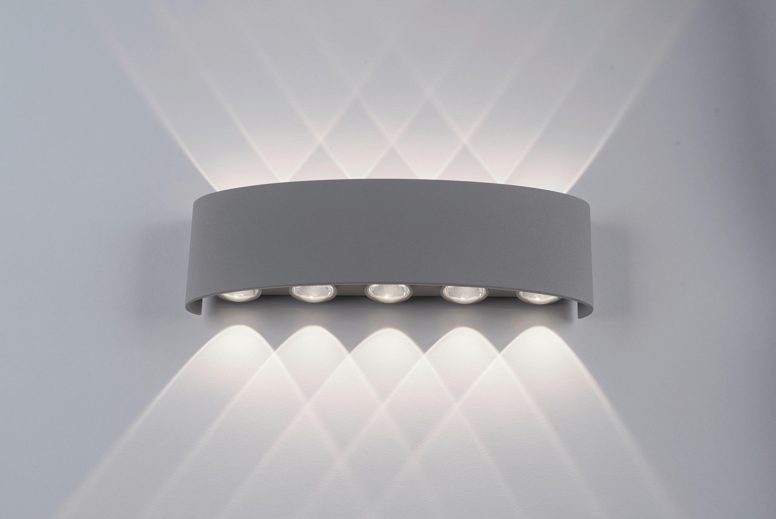 LED-WANDLEUCHTE Carlo 27/4,7/8 cm   - Silberfarben, Design, Metall (27/4,7/8cm) - Paul Neuhaus