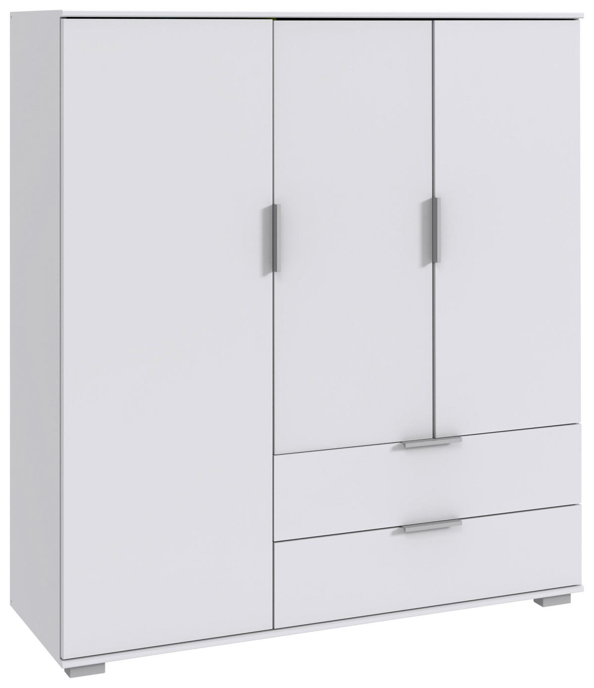 HIGHBOARD  in 130/140/40 cm  - Weiss/Silberfarben, Konventionell, Holzwerkstoff/Kunststoff (130/140/40cm) - Carryhome