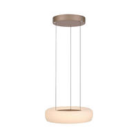 LED-HÄNGELEUCHTE 51/51/240 cm    - Bronzefarben, Basics, Glas/Kunststoff (51/51/240cm) - Paul Neuhaus