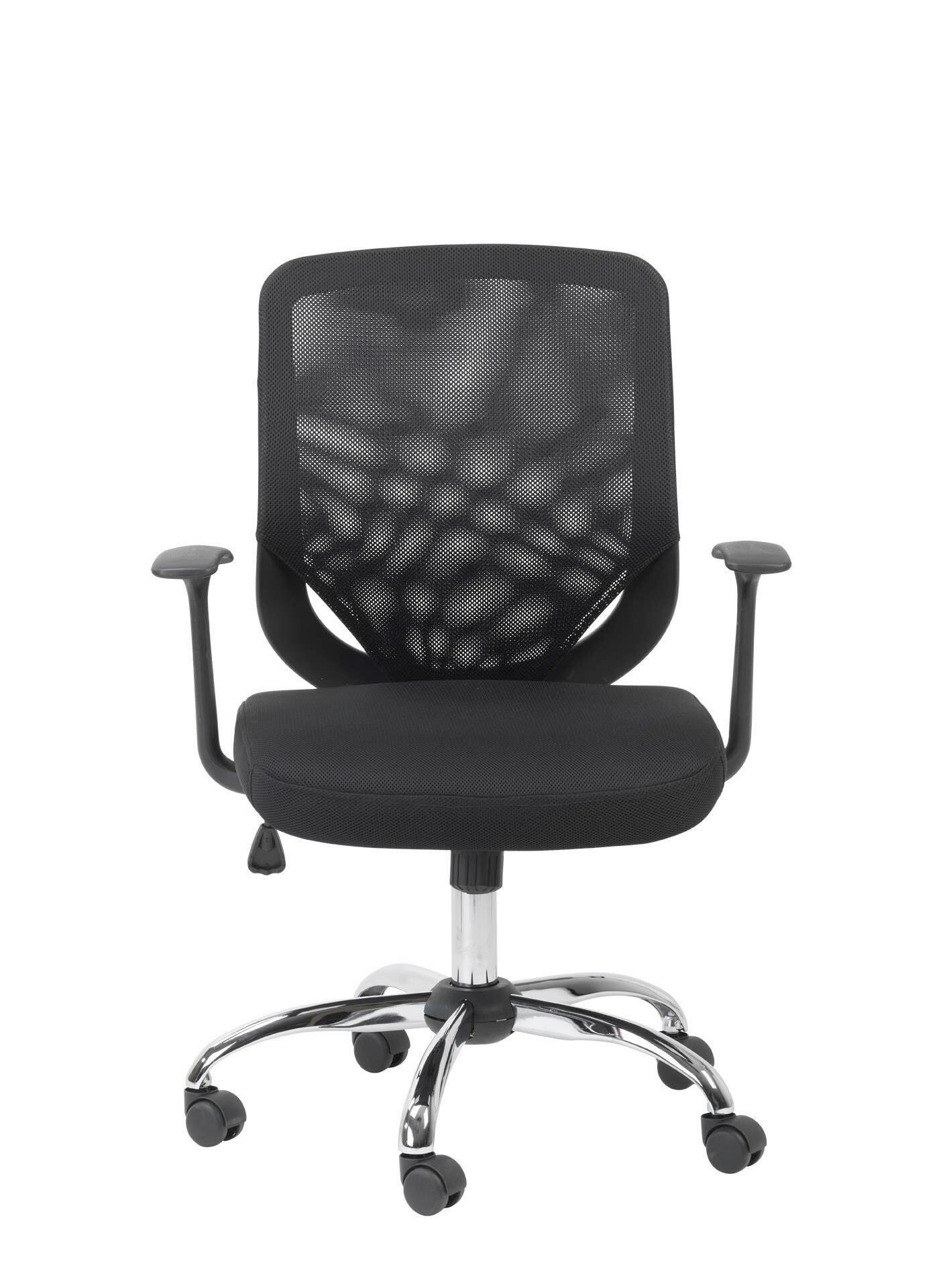 DREHSTUHL  in Schwarz  - Chromfarben/Schwarz, Design, Kunststoff/Metall (52/100/65cm) - MID.YOU
