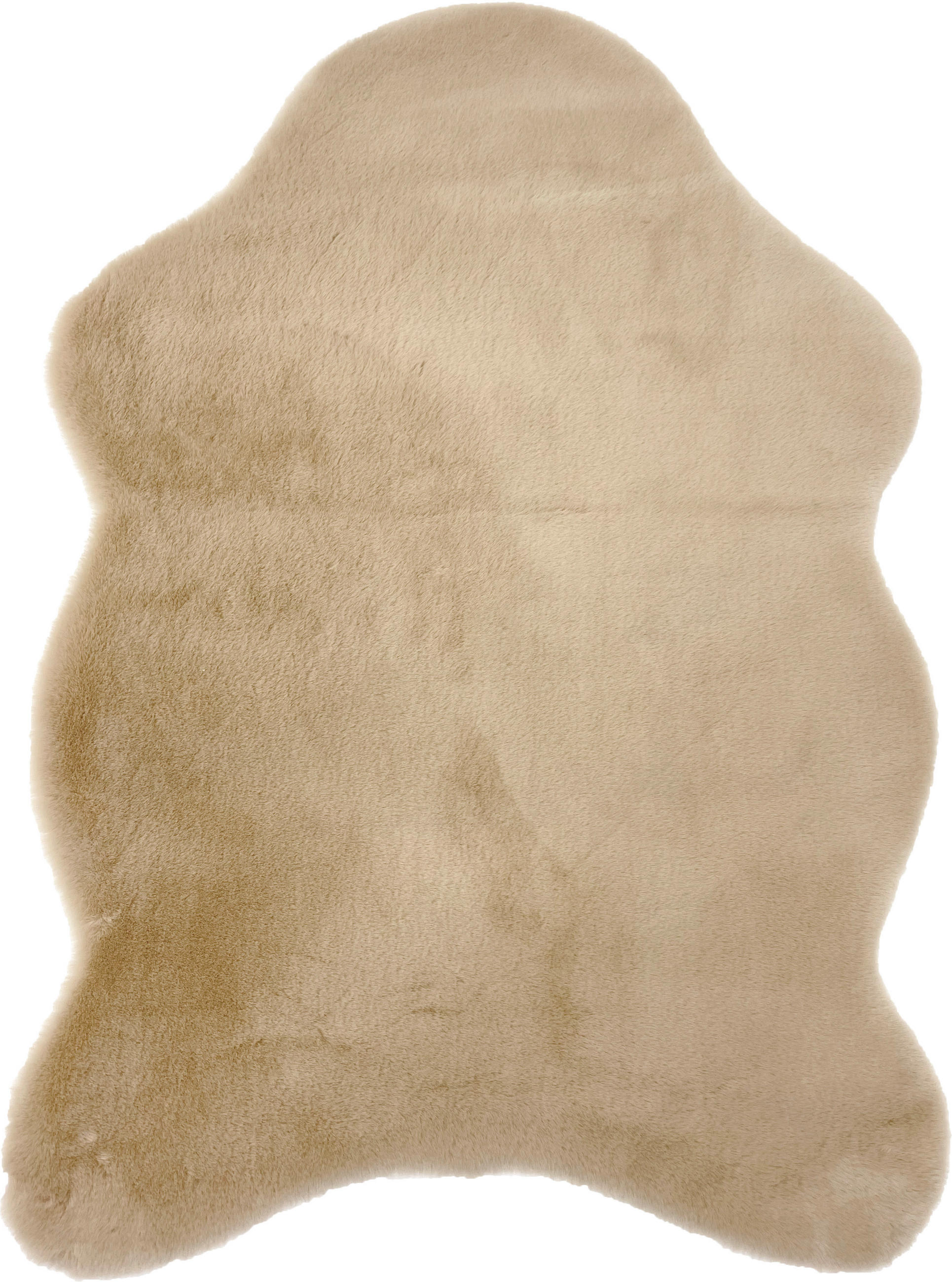 KUNSTFELL 40/60 cm Goldfarben  - Goldfarben, Basics, Textil (40/60cm) - Novel