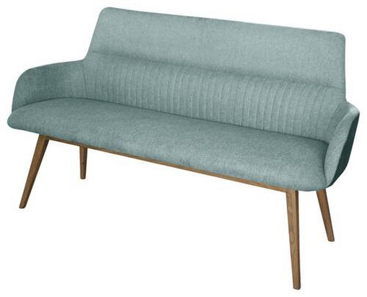 KLUPA  boje hrasta, boje žada  drvo, tekstil      - boje hrasta/boje žada, Konvencionalno, drvo/tekstil (157/88/62,5cm) - Linea Natura