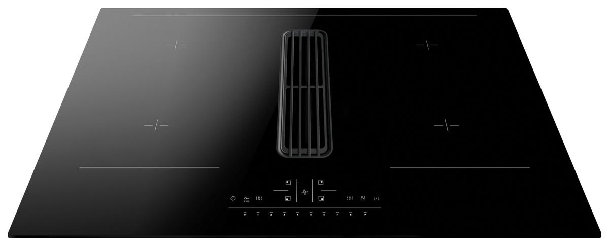 KOCHFELD-DUNSTABZUG-KOMBI DHKI 752 800 C  - Schwarz, Basics, Glas (83/20/51,5cm) - Amica
