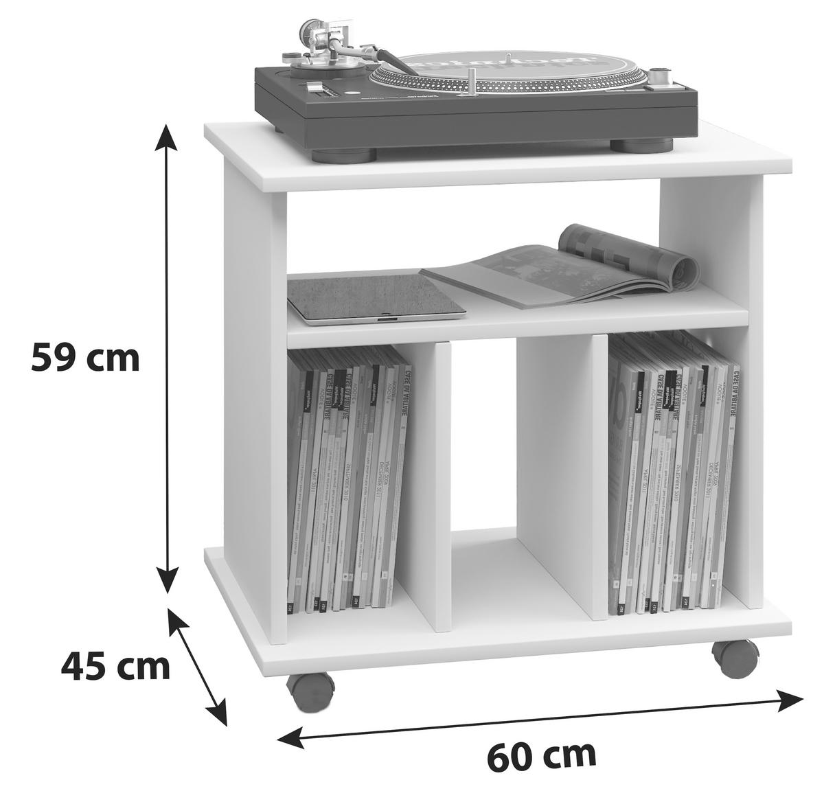 VINYLHYLLA 60/59/45 cm  - vit, Basics, trämaterial/trä (60/59/45cm) - MID.YOU