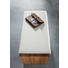 GARDEROBENBANK 88/44/42 cm - Buchefarben/Weiß, MODERN, Leder/Holz (88/44/42cm) - Linea Natura GARDEROBENBANK 88/44/42 cm - Buchefarben/Weiß, MODERN, Leder/Holz (88/44/42cm) - Linea Natura