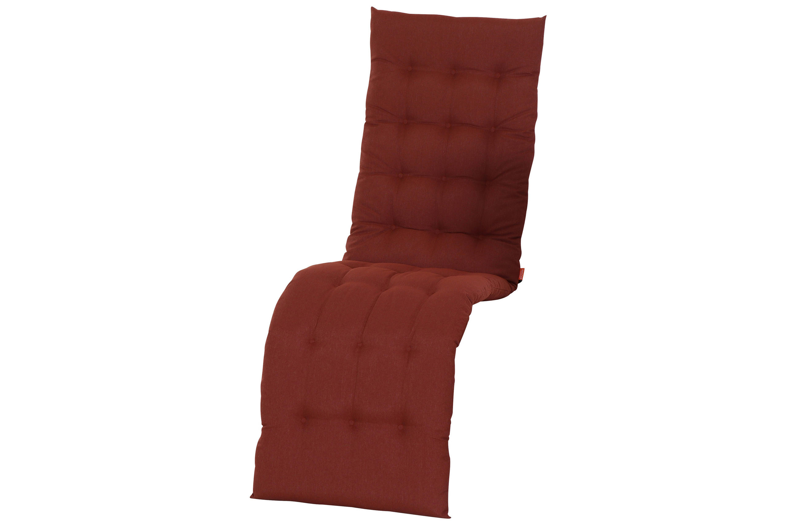 LIEGENAUFLAGE Uni  - Terracotta, KONVENTIONELL, Textil (48/6/160cm) - Siena Garden