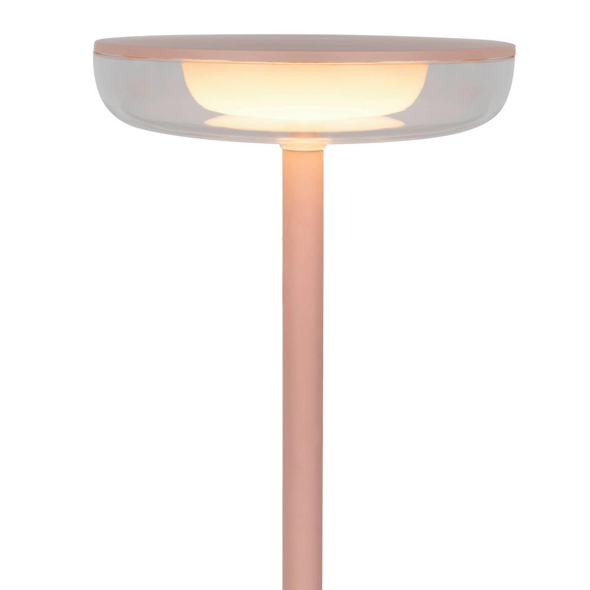 AKKU-TISCHLEUCHTE PASI 10,5/11/26 cm  - Hellrosa, Design, Kunststoff/Metall (10,5/11/26cm) - Näve