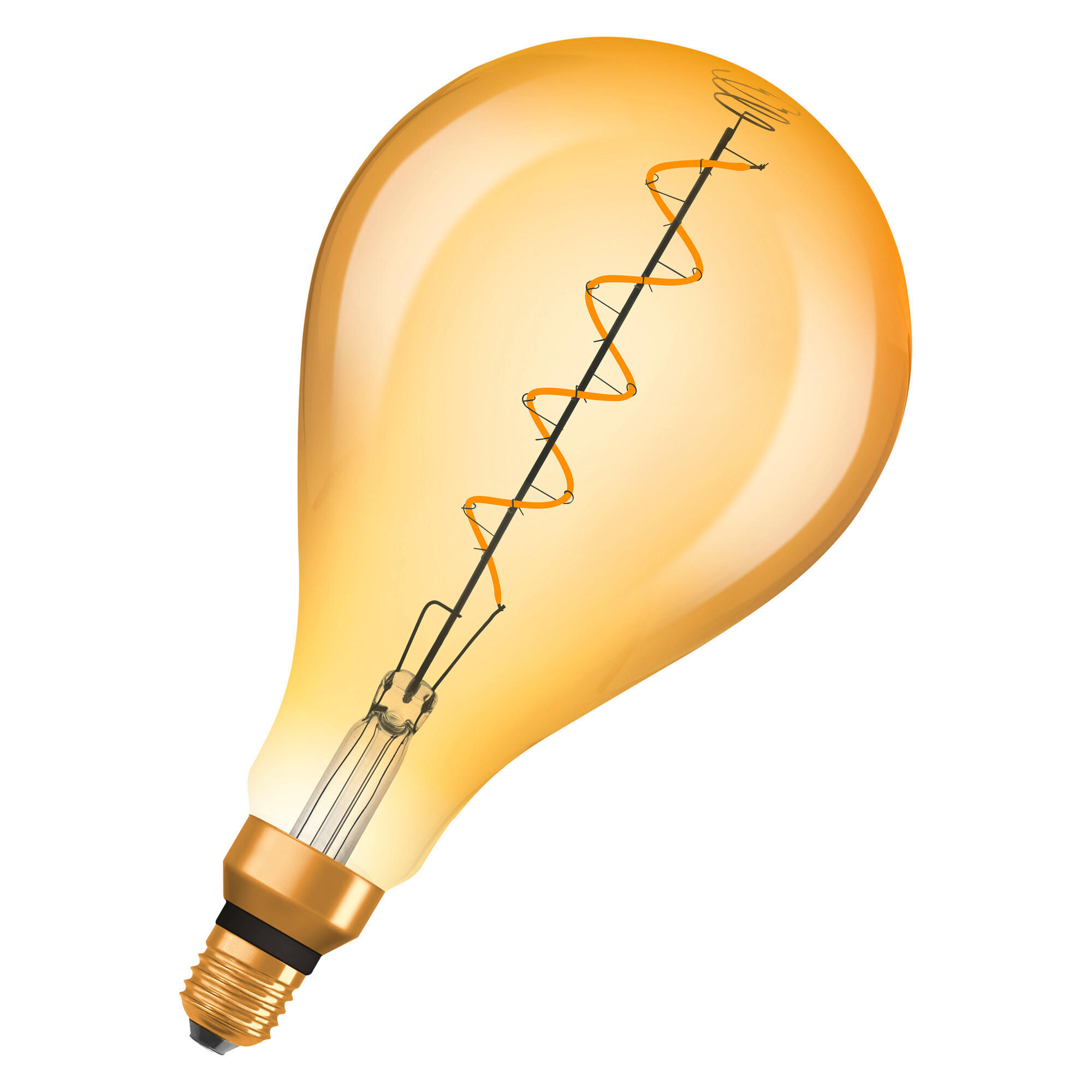 LED-LEUCHTMITTEL   E27 4 W 300 lm  - Goldfarben, Basics, Glas (16/28,7cm) - Osram