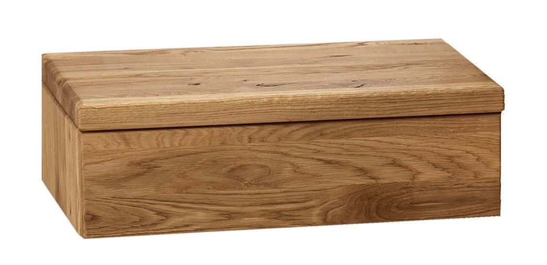 NACHTTISCH 45/34/16 cm  in massiv Wildeiche Wildeiche  - Wildeiche, Konventionell, Holz (45/34/16cm) - Linea Natura