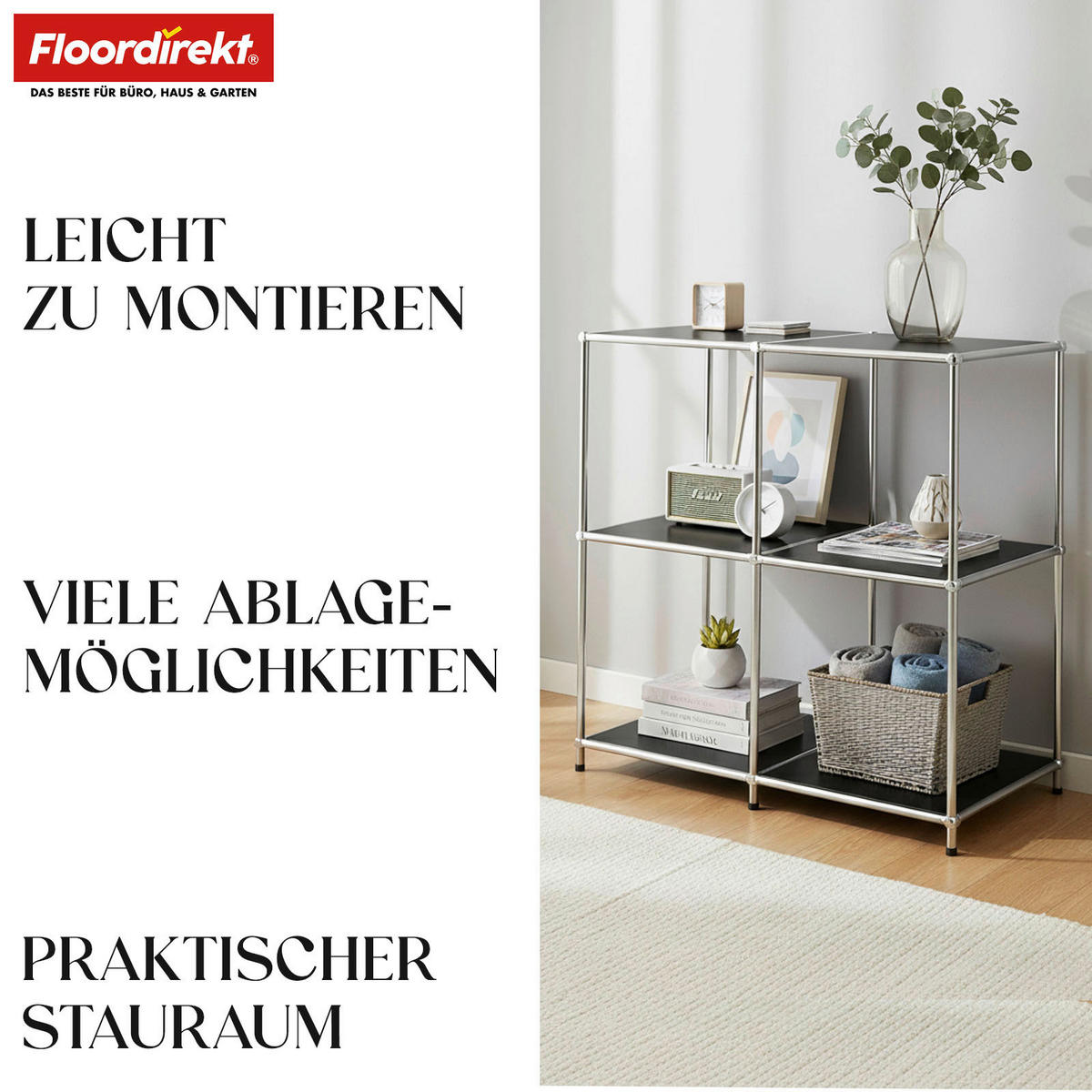 STANDREGAL  - Basics (78/82/40cm) - Floordirekt