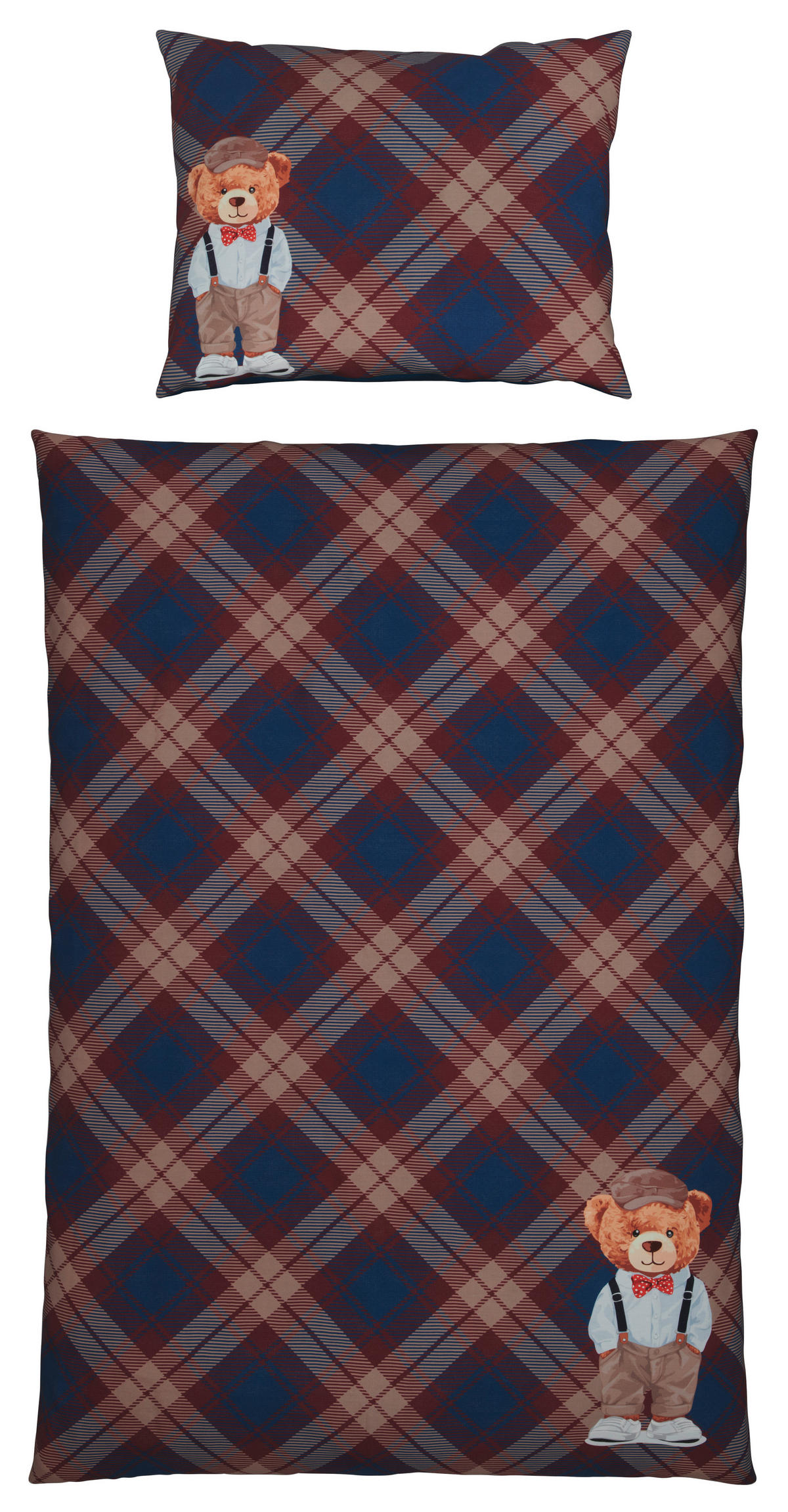 OBOJSTRANNÁ POSTEĽNÁ BIELIZEŇ, satén, 140x200/70x90 cm - Basics, textil (140x200/70x90cm) - Novel