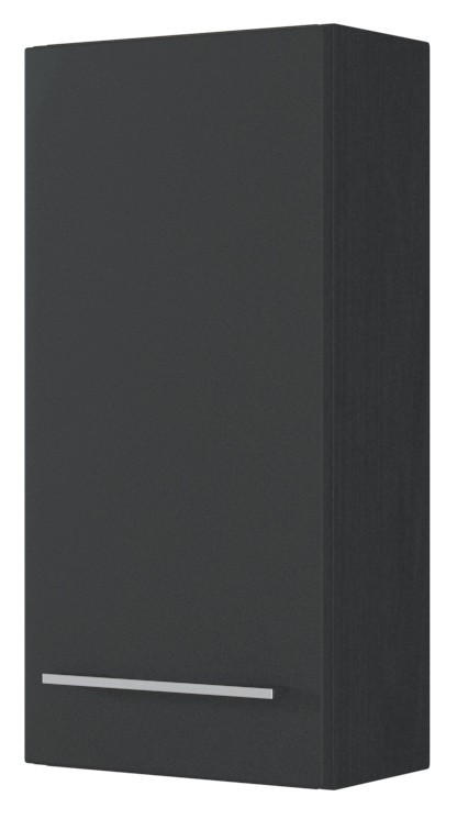 HÄNGESCHRANK 30/64/20 cm  - Alufarben/Graphitfarben, KONVENTIONELL, Holzwerkstoff/Metall (30/64/20cm) - Xora