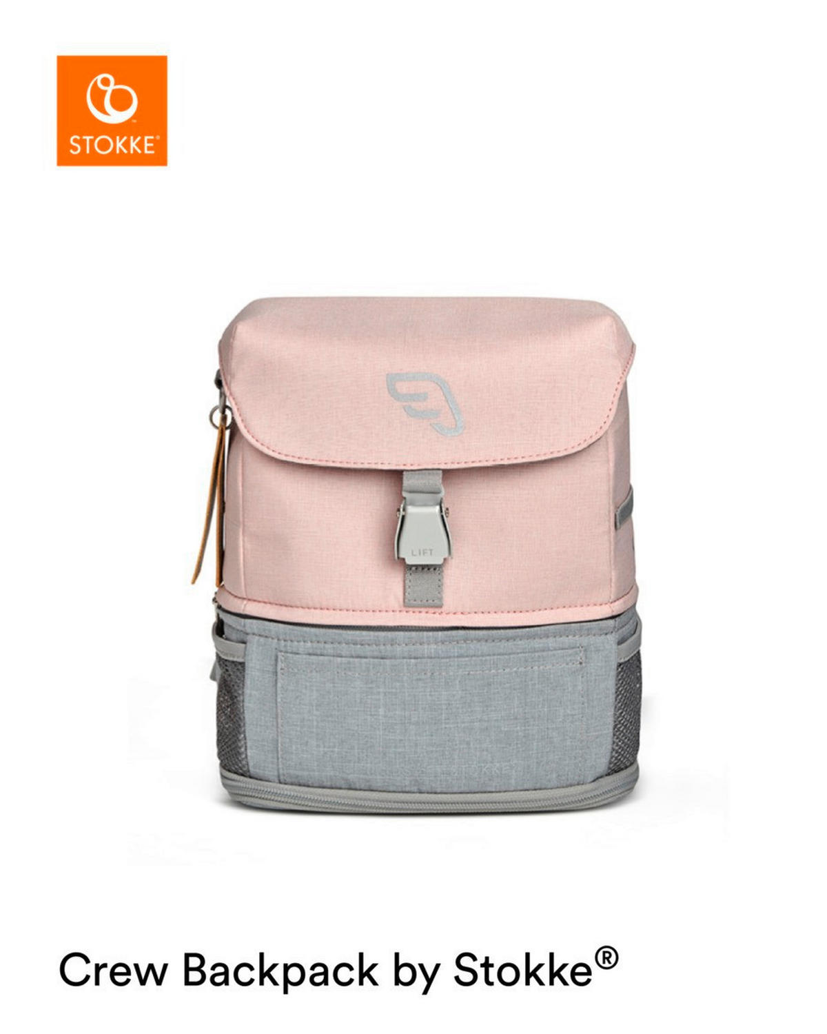 KINDERRUCKSACK - Pink, Basics, Textil (22/12/28cm) - Stokke