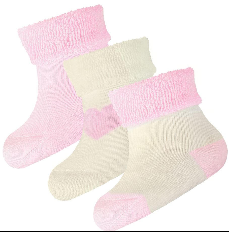 Strumpor, set om 3  - rosa/naturfärgad, Trend, textil (One Sizenull) - My Baby Lou