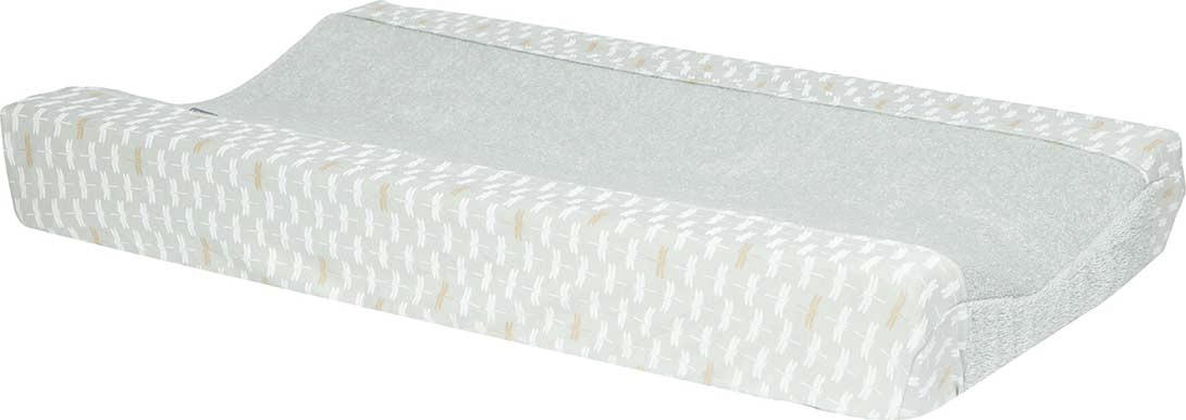 WICKELAUFLAGENBEZUG Riverside - Pastellgrün/Goldfarben, Basics, Textil (75.5/45/10cm) - Bebe Jou