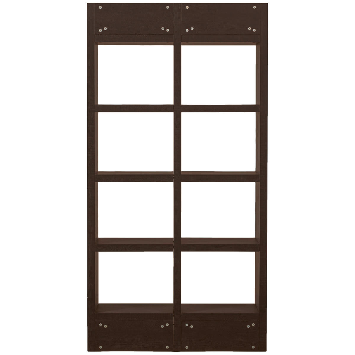 REGAL  100/195/40 cm Dunkelbraun  - Dunkelbraun, Design, Holzwerkstoff (100/195/40cm) - Livetastic