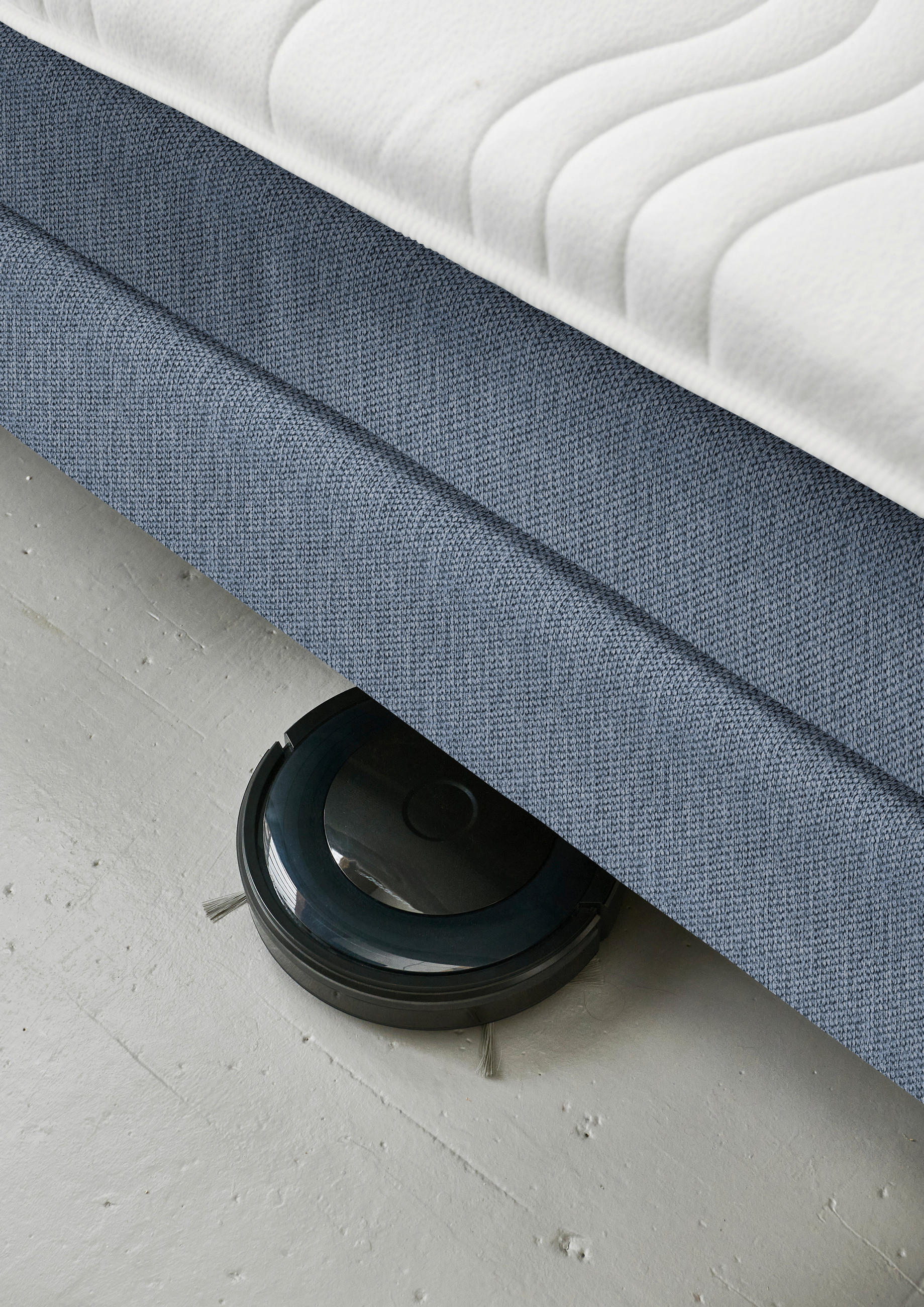 Thumbnail - Beldomo - Sleep Boxspringbett, Blau, Textil, H2, 5-Zonen, Höhe ca. 18 cm, 180x200 cm, Goldenes M, Made in EU, gepolstert...