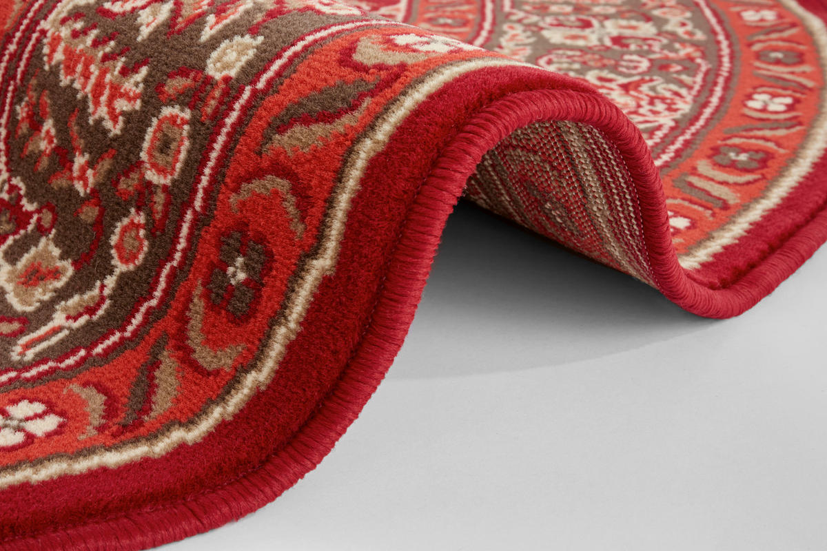 VINTAGE-TEPPICH 160/230 cm Mirkan Multicolor, Hellrot  - Hellrot/Multicolor, Basics, Kunststoff/Textil (160/230cm)